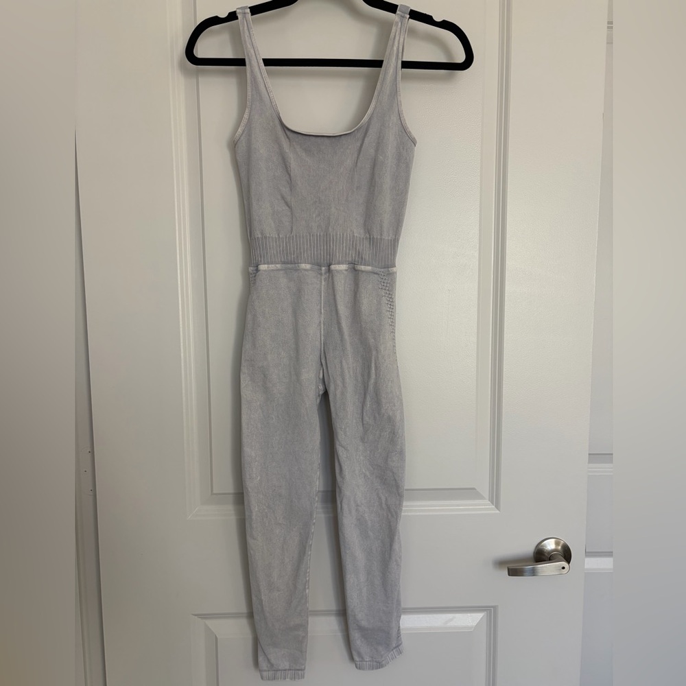 Free People Movement Good Karma Onesie | XS/S | Ice Grey - Picture 6 of 9